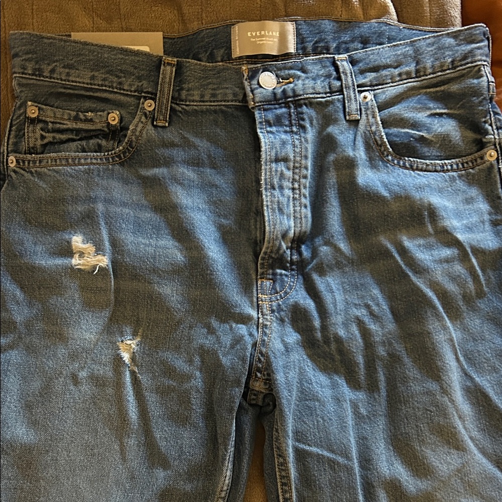 Everlane women’s Distressed Denim Jeans